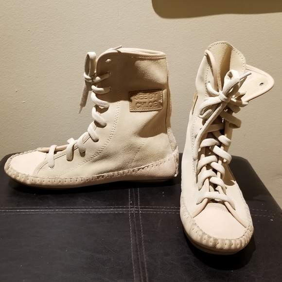 SEE BY CHLOE Suede Moccasins (Size 37EU/7.5 US) - Picture 7 of 13